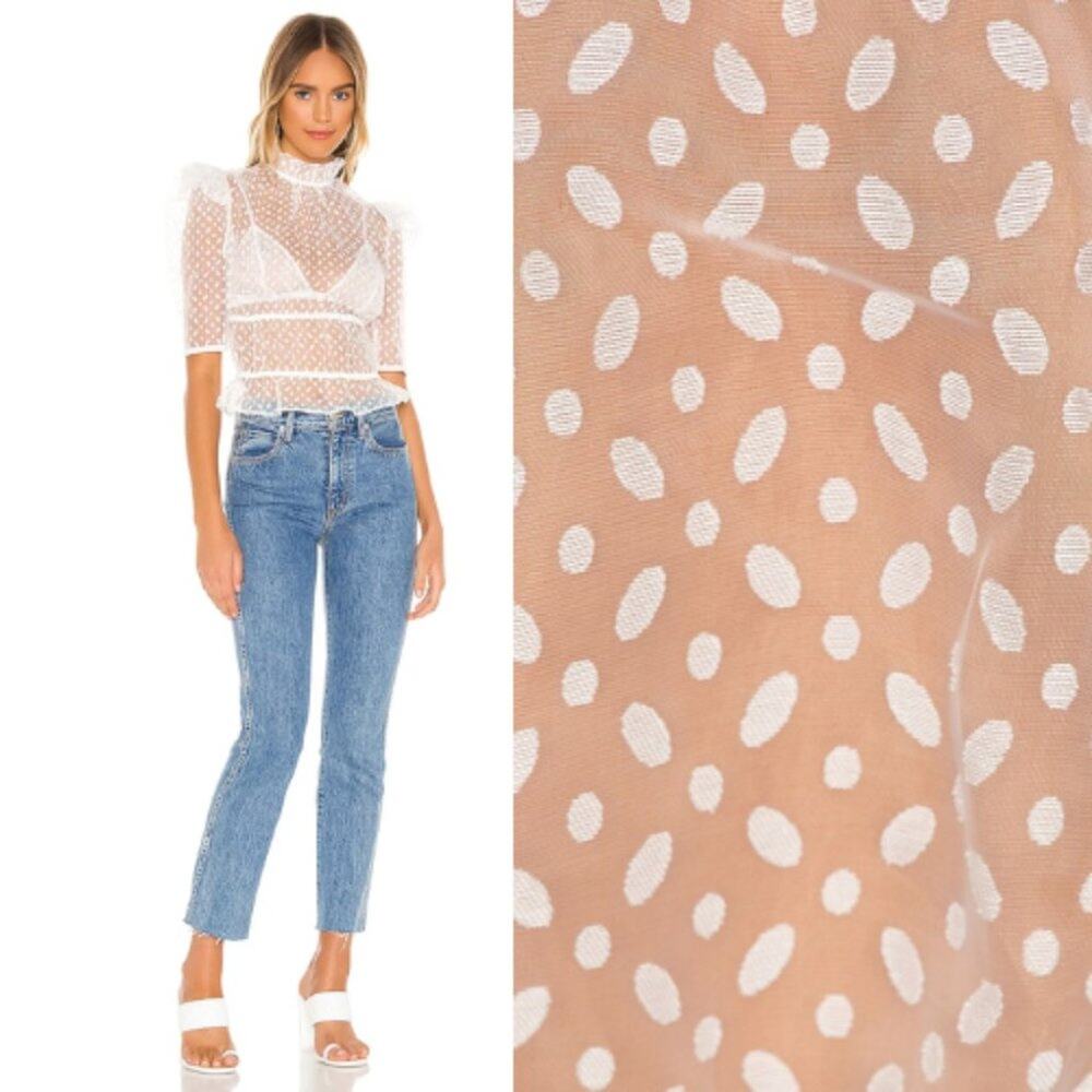 Camila Coelho Tierra Top in Swiss Ivory (White) NWT Size XXS - Picture 4 of 4